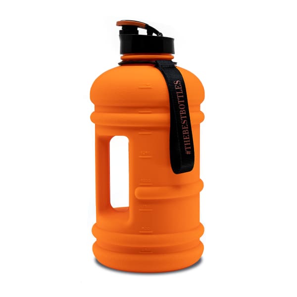 2.2L Matte Bottle - Pop Top Lid - Orange - Shakers & Accesories