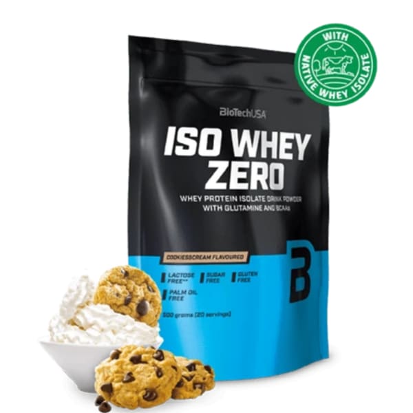 BioTech Iso Whey Zero Protein Powder - 500g / Cookies & Cream