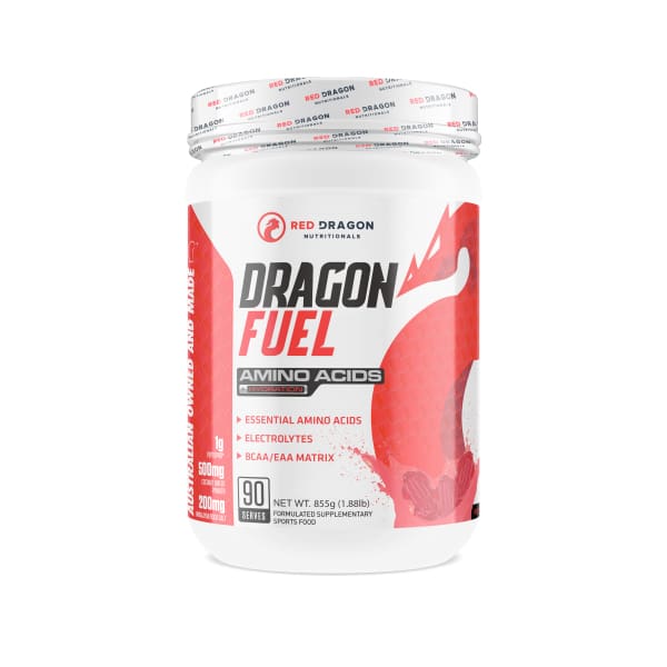 Dragon Fuel Amino Acids & Electrolyte by Red Dragon Nutritionals - Red Frogs / 90 Serves - BCAAs & Amino Acids