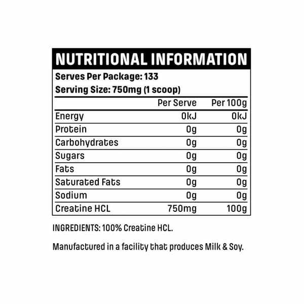 EMRALD LABS Creatine HCL 2.0 - 133 Serves - BCAAs & Amino Acids