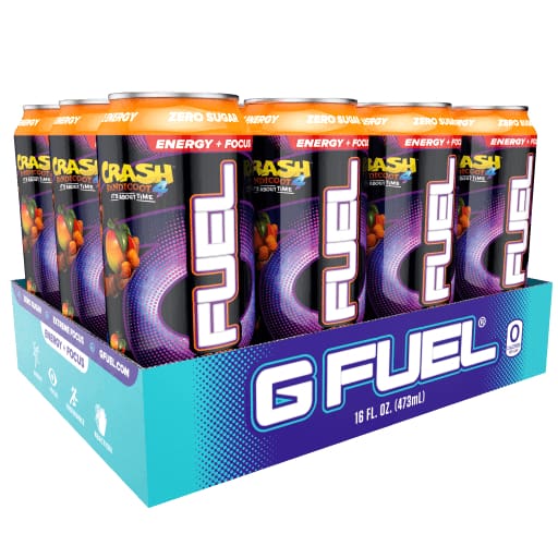 Gfuel Energy Cans (12 Pack) - Wumpa Fruit - Pre Workout