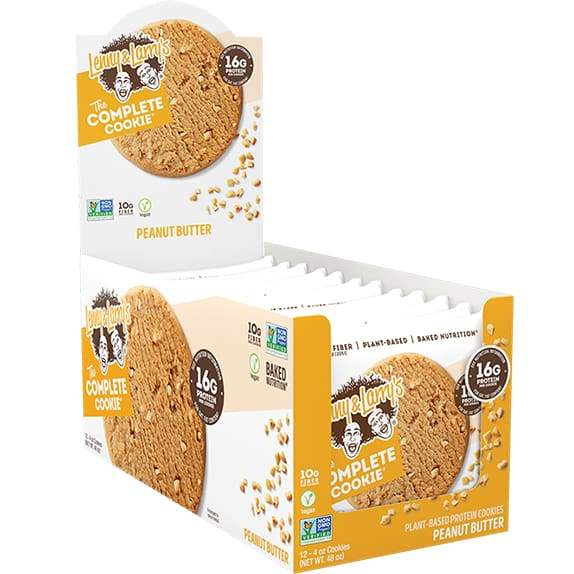 Lenny & Larrys Complete Cookie - Peanut Butter / Box - Protein Food Products