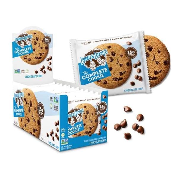 Lenny & Larrys Complete Cookie - Chocolate Chip / Individual - Protein Food Products