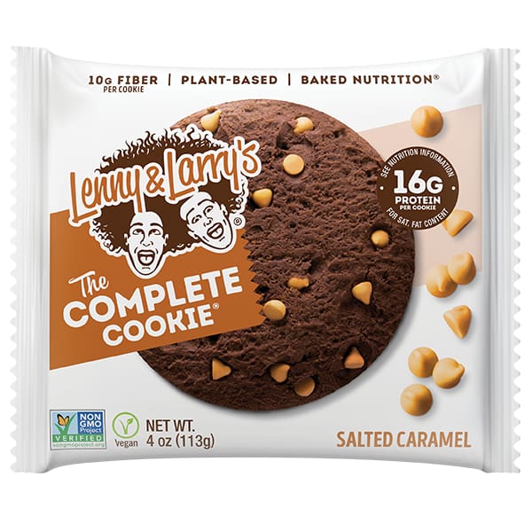Lenny & Larrys Complete Cookie - Salted Caramel / Individual - Protein Food Products