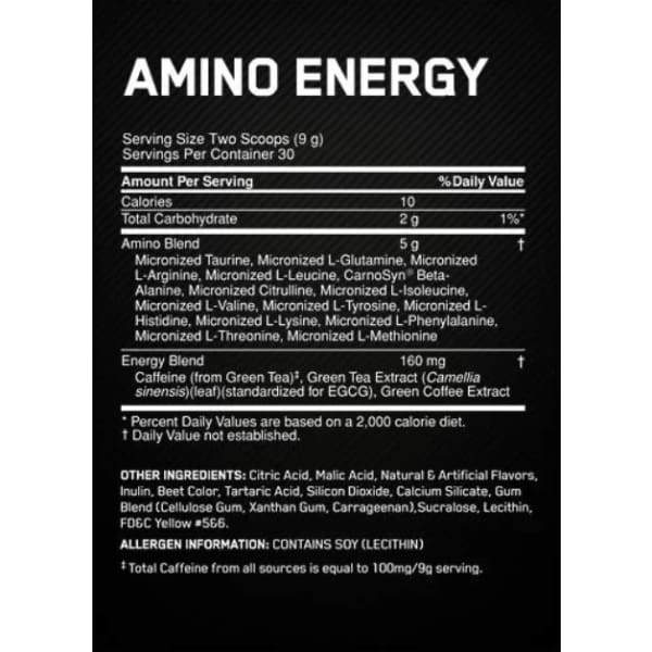 Optimum Nutrition Amino Energy - Protein Powders