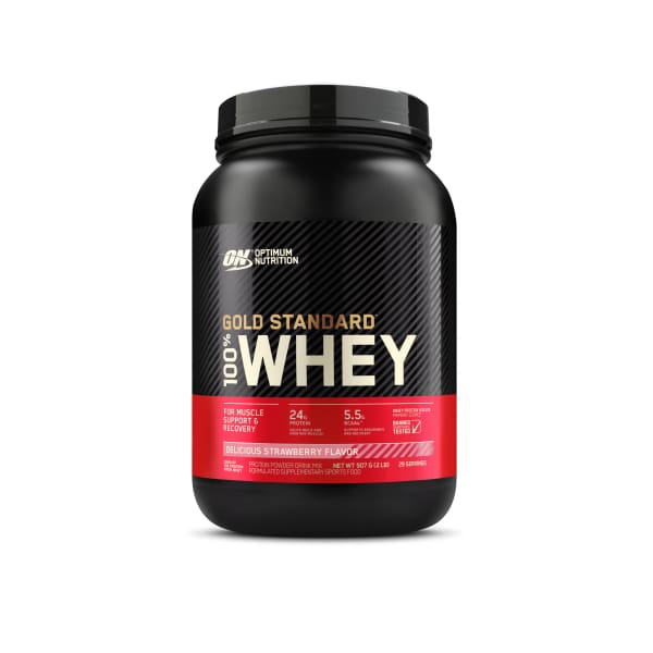 Optimum Nutrition Gold Standard 100% Whey - 2lb / Strawberry - Protein Powders