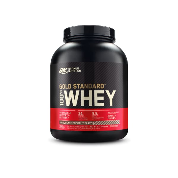 Optimum Nutrition Gold Standard 100% Whey - 5lb / Choc Coconut - Protein Powders