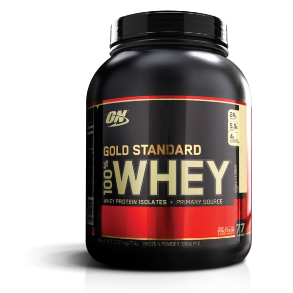 Optimum Nutrition Gold Standard 100% Whey - 5lb / Vanilla - Protein Powders