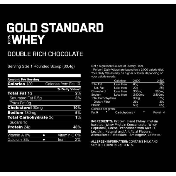 Optimum Nutrition Gold Standard 100% Whey - Protein Powders