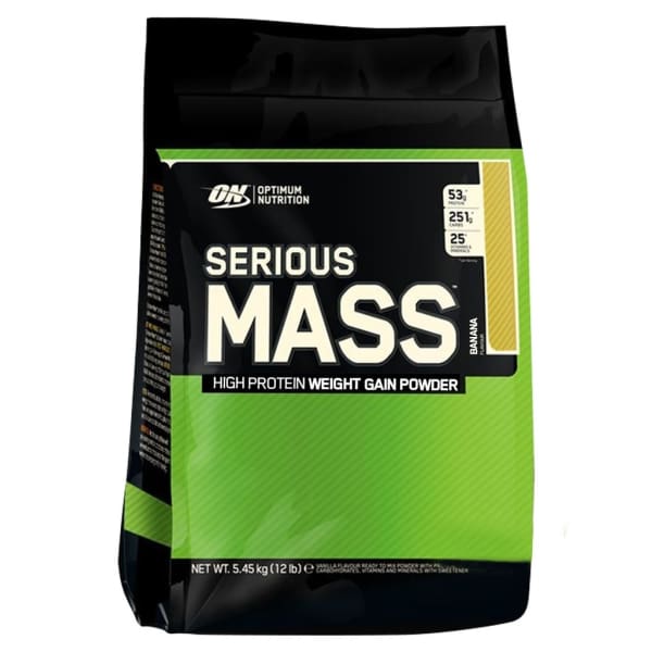 Optimum Nutrition Serious Mass Gainer - 12lbs / Banana - Protein Powders