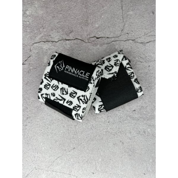 Pinnacle Performance Wrist Support Wraps - White/Black - Shakers & Accesories