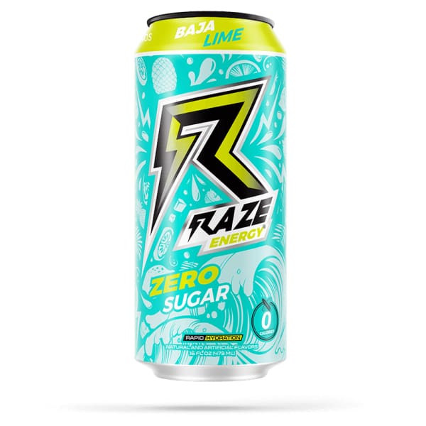 Raze Energy Drink cans - Baja Lime / Can