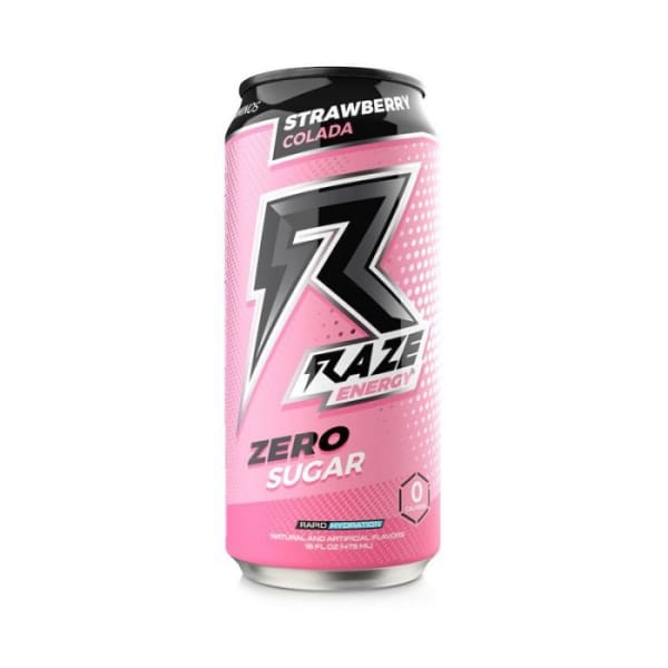 Raze Energy Drink cans - Strawberry Colada / Can
