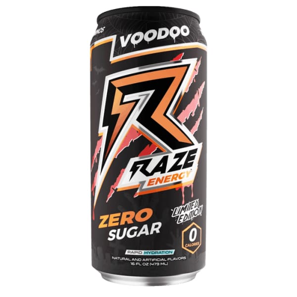 Raze Energy Drink cans - Voodoo / Can