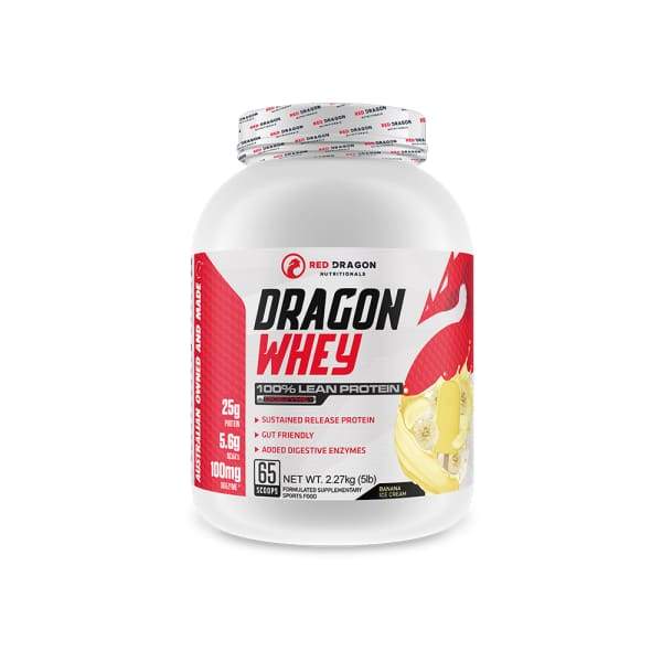 Red Dragon Nutritionals Dragon Whey - Banana Ice Cream / 5lb - Protein Powders