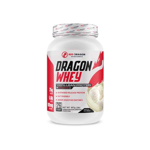 Red Dragon Nutritionals Dragon Whey - Vanilla Ice Cream / 2lb - Protein Powders