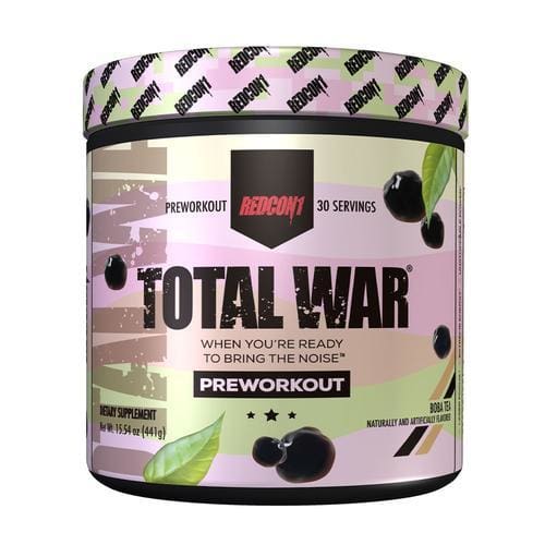 Redcon 1 Total War Pre Workout - Boba Tea - Pre Workout