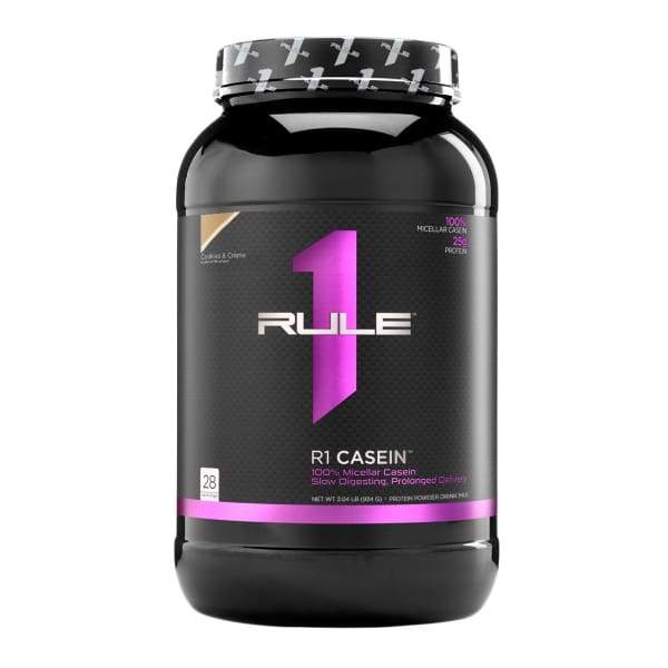 Rule 1 Casein Protein Powder - Cookies & Cream / 2lb - Protein Powders