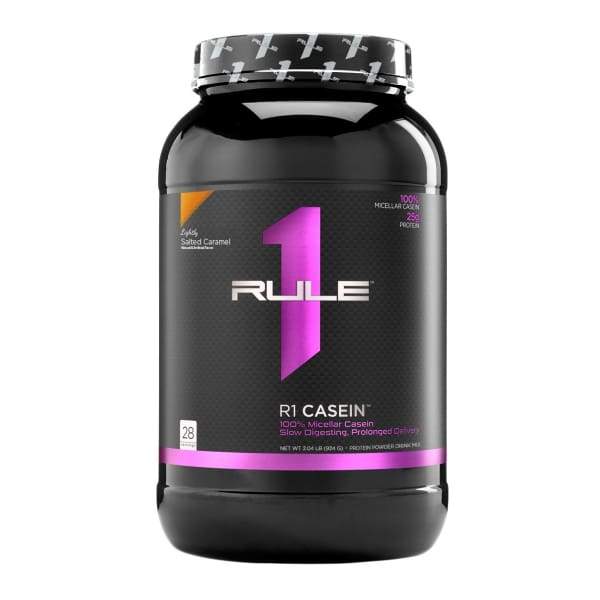 Rule 1 Casein Protein Powder - Salted Caramel / 2lb - Protein Powders