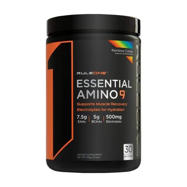 Rule 1 Essential Amino 9 Recovery - Rainbow Candy - BCAAs & Amino Acids