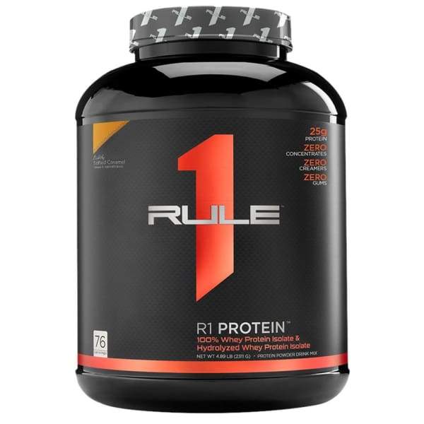 Rule 1 Isolate Protein Powder - Salted Caramel / 5lbs - Protein Powders