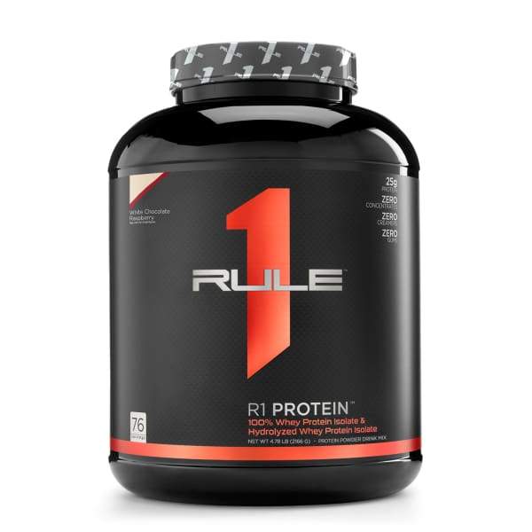 Rule 1 Isolate Protein Powder - White Chocolate Raspberry / 5lb - Protein Powders