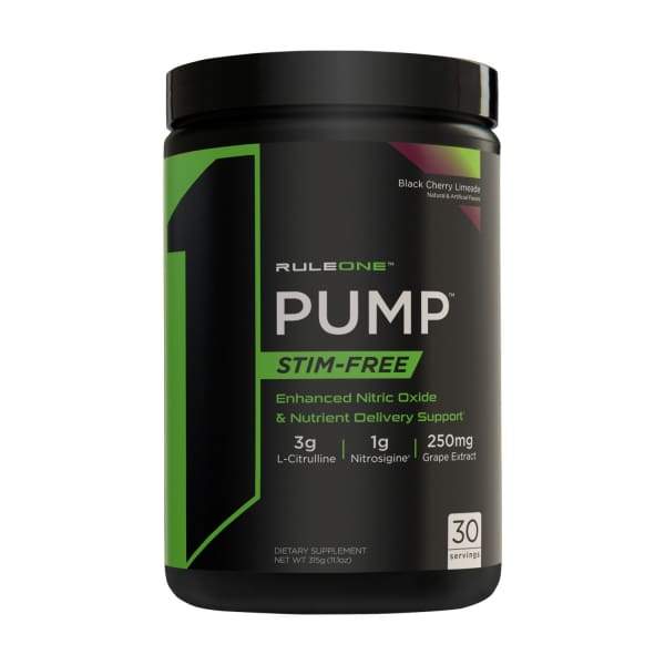 Rule 1 Pump Non Stim Pre Workout - Black Cherry Lemonade