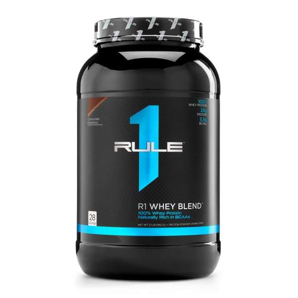 Rule 1 Whey Protein Blend Protein Powder - Choc Hazelnut / 2lb - Protein Powders