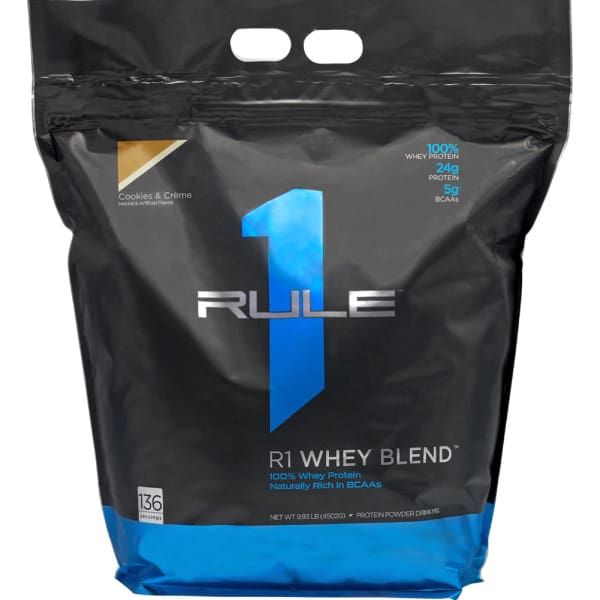 Rule 1 Whey Protein Blend Protein Powder - Cookies & Cream / 10lb - Protein Powders