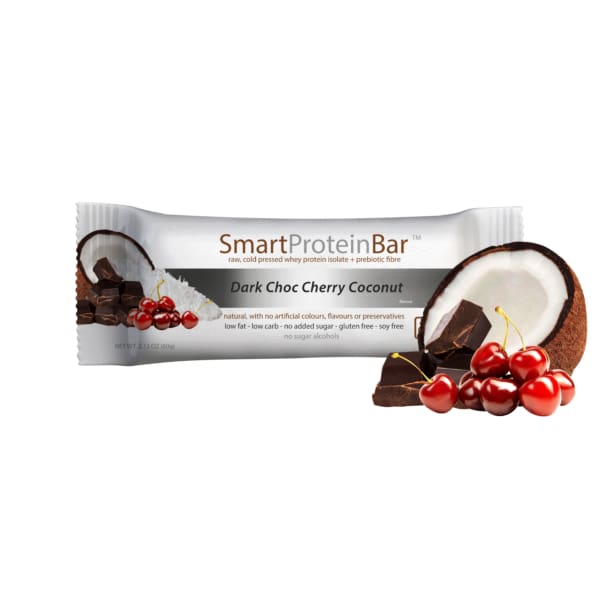 SMART Protein Bars - Bar / Dark Choc Cherry Coconut - Protein Food Products