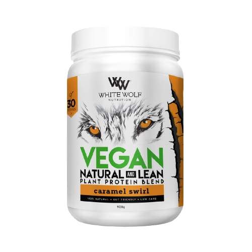 White Wolf Natural Vegan Protein Blend - Caramel Swirl - Protein Powders