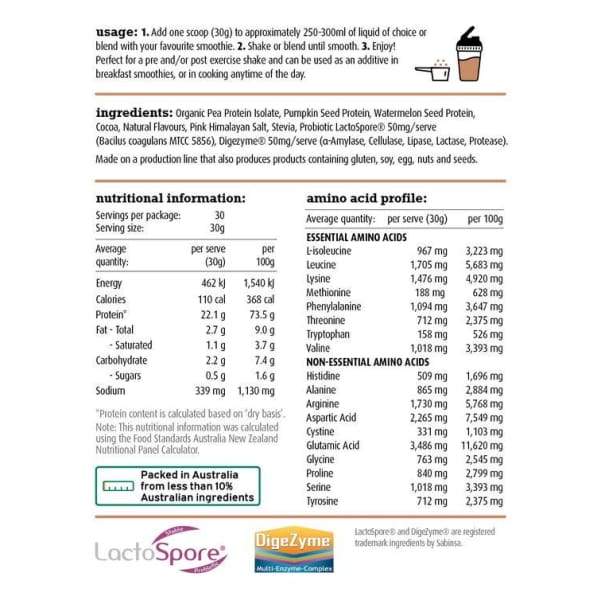 White Wolf Natural Vegan Protein Blend - Protein Powders