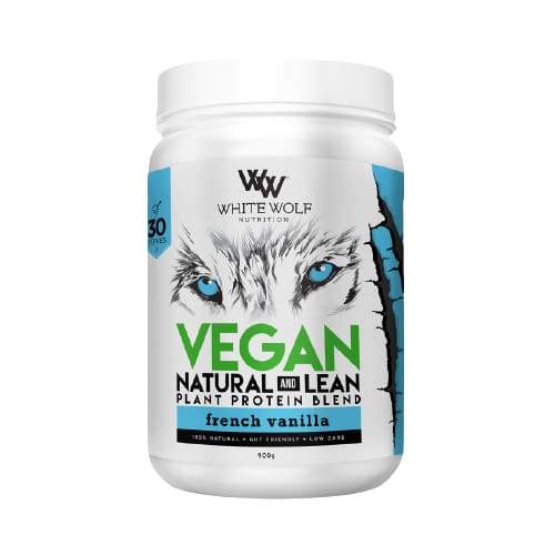 White Wolf Natural Vegan Protein Blend - French Vanilla - Protein Powders