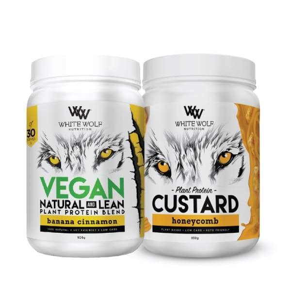 White Wolf Protein & Custard Bundle