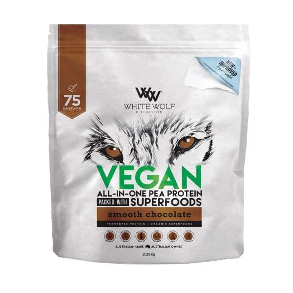 White Wolf Vegan Protein - Chocolate / 2.25kg - Protein Powders