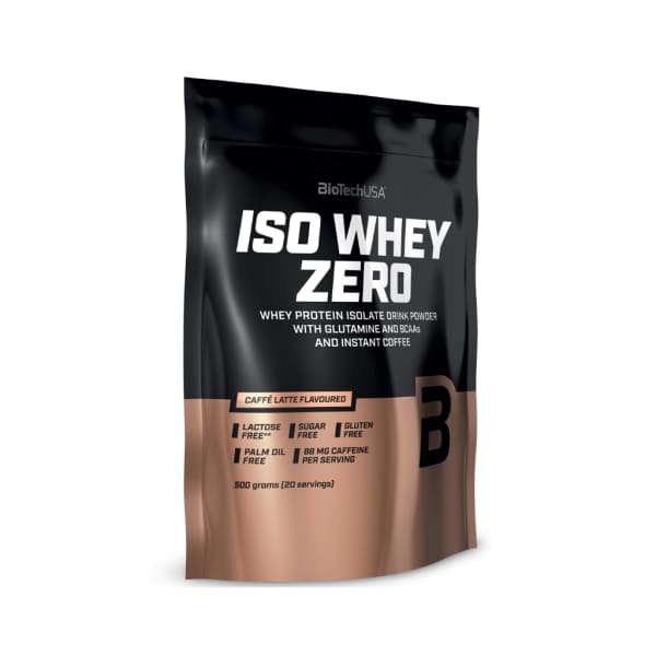 BioTech Iso Whey Zero Protein Powder - 500g / Caffe Latte