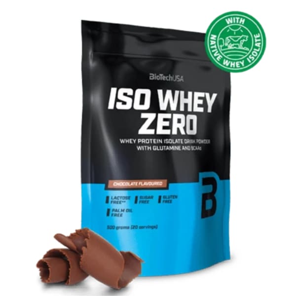 BioTech Iso Whey Zero Protein Powder - 500g / Chocolate
