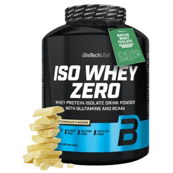 BioTech Iso Whey Zero Protein Powder - 90 Serves (2.27kg) / White Chocolate