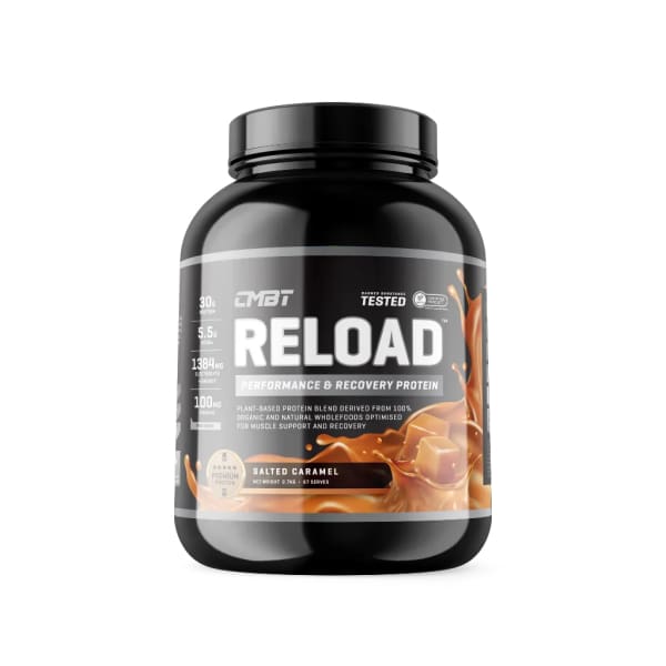 CMBT Reload Wholefood Protein Powder - Salted Caramel / 2.7kg - Protein Food Products