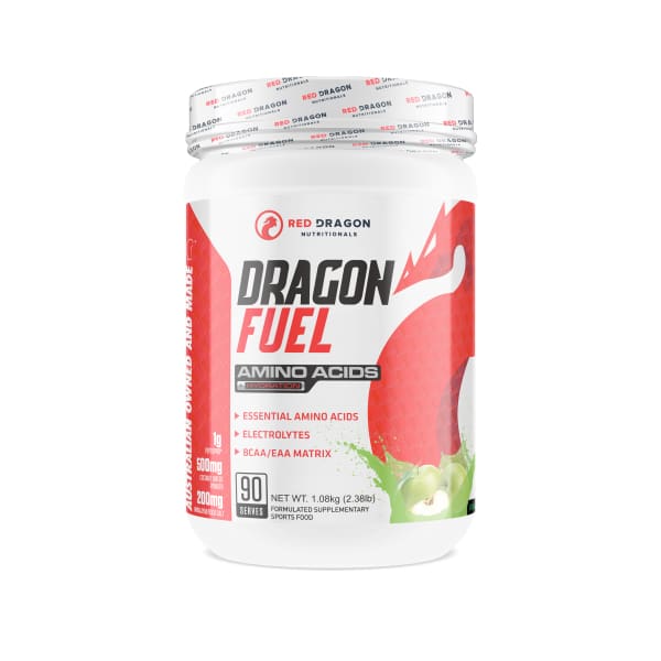 Dragon Fuel Amino Acids & Electrolyte by Red Dragon Nutritionals - Granny Smith / 90 Serves - BCAAs & Amino Acids