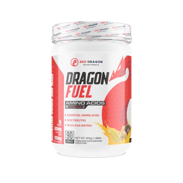 Dragon Fuel Amino Acids & Electrolyte by Red Dragon Nutritionals - Mango Passionfruit / 90 Serves - BCAAs & Amino Acids