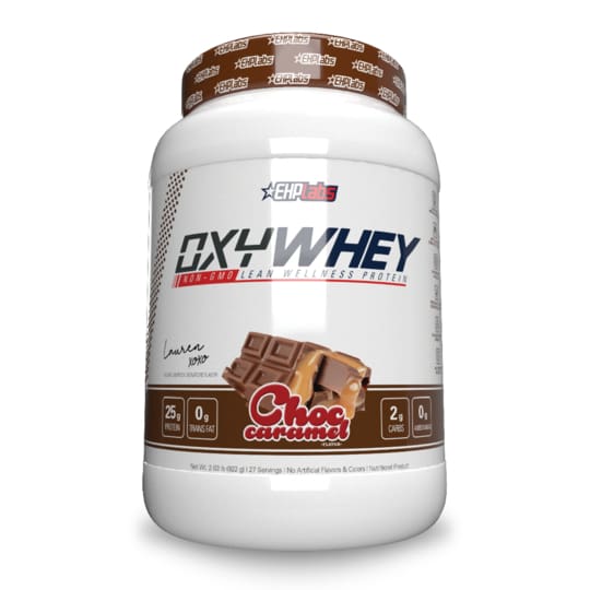 EHP Labs Oxywhey Lean Protein Powder - Choc Caramel - Protein Powders