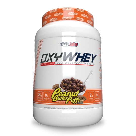 EHP Labs Oxywhey Lean Protein Powder - Peanut Butter Puffs - Protein Powders