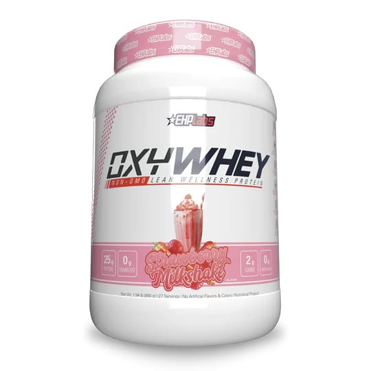 EHP Labs Oxywhey Lean Protein Powder - Strawberry Milkshake - Protein Powders