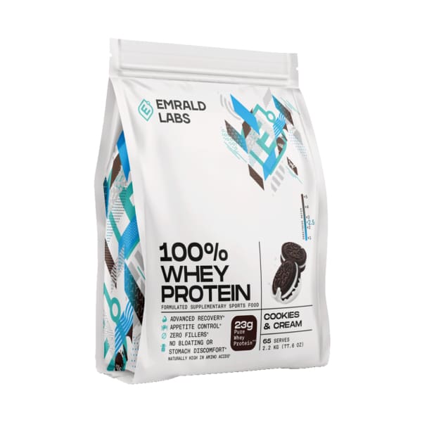 Emrald Labs 100% Whey Protein - 2.2kg / Cookies & Cream