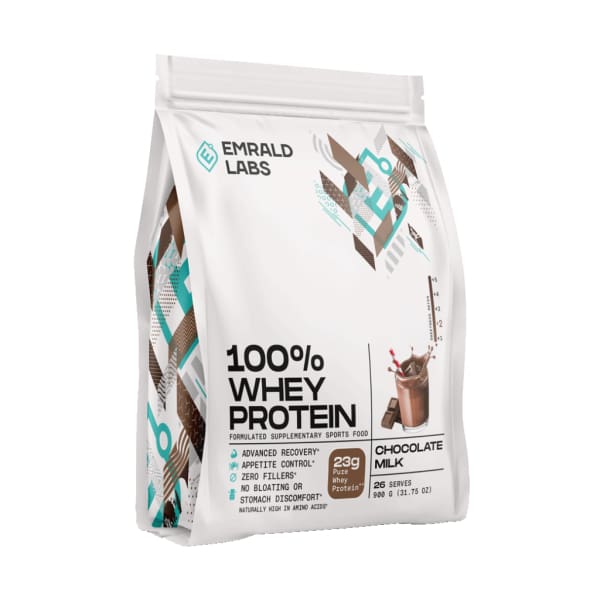 Emrald Labs 100% Whey Protein - 900g / Chocolate Milk