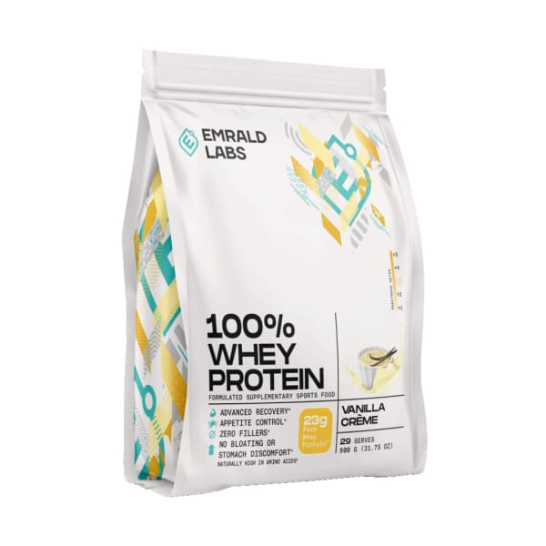 Emrald Labs 100% Whey Protein - 900g / Vanilla Creme