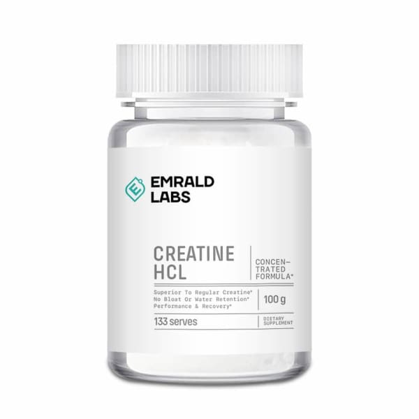 EMRALD LABS Creatine HCL 2.0 - 133 Serves - BCAAs & Amino Acids