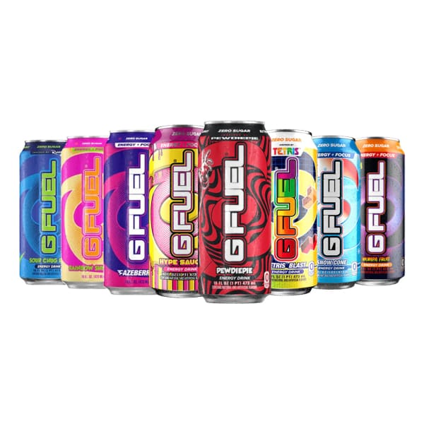 GFUEL Cans Variety Pack - 12 Cans - Pre Workout