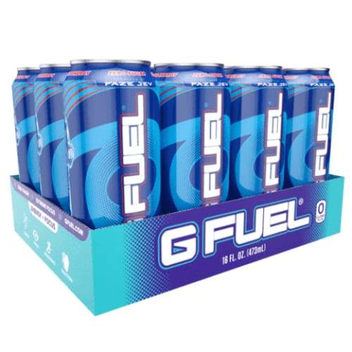 Gfuel Energy Cans (12 Pack) - Ragin Gummy Fish - Protein Powders